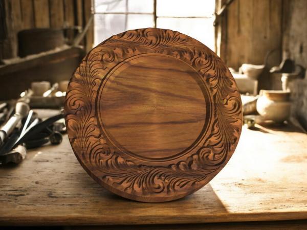 Mandalastempel aus Hartholz